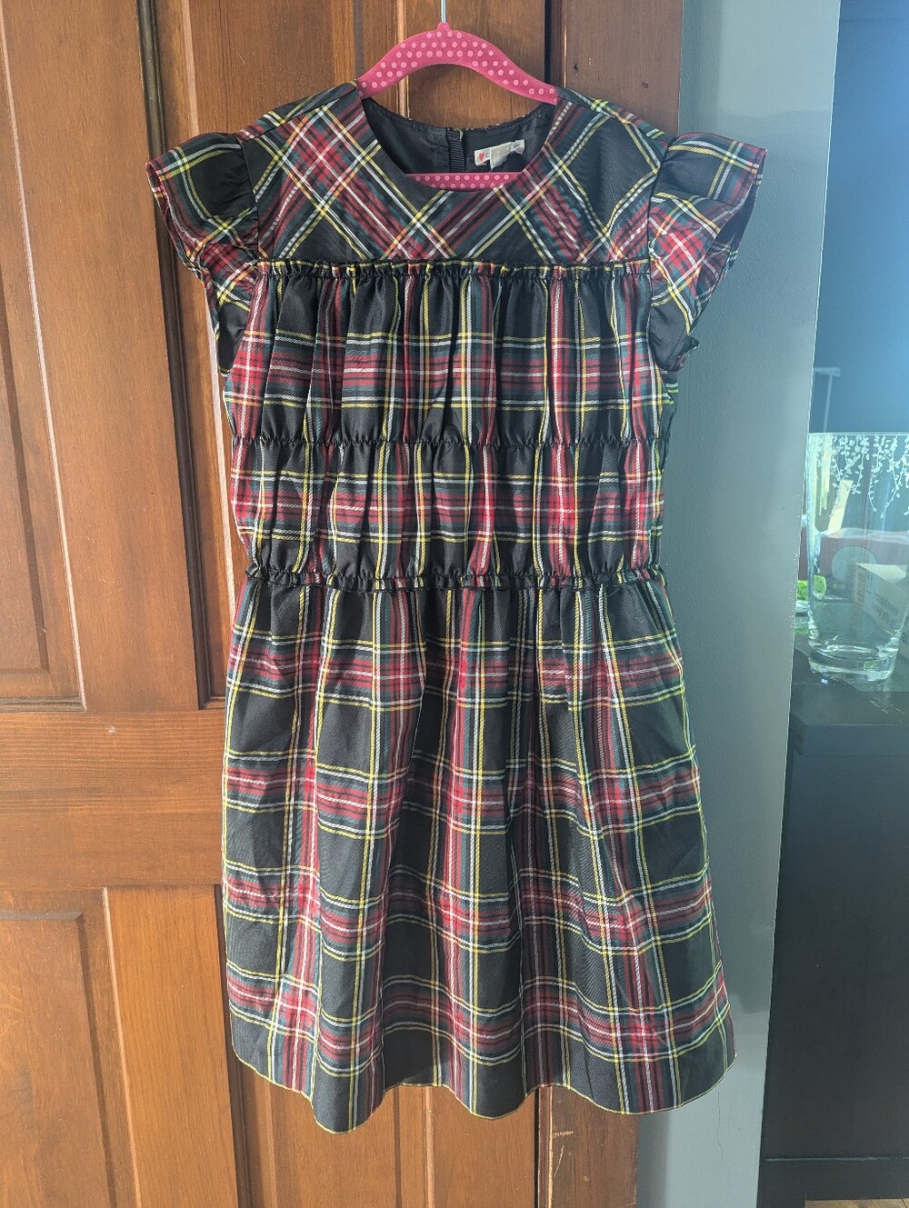 Elegant Plaid Christmas Dress 12